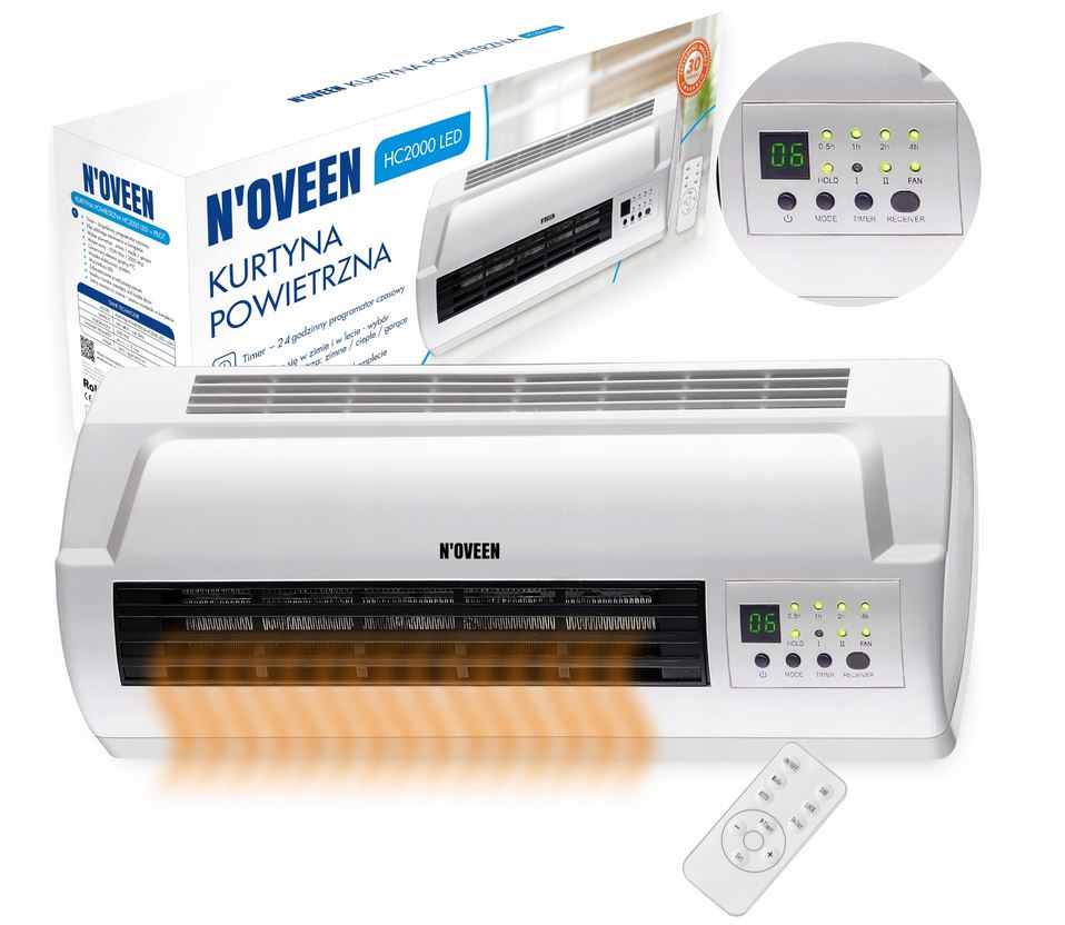 Vzduchová clona N'oveen HC2000 2000W